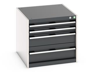 Bott Cubio drawer cabinet with overall dimensions of 650mm wide x 750mm deep x 600mm high... Bott Cubio Tool Storage Drawer Units 650 mm wide 750 deep